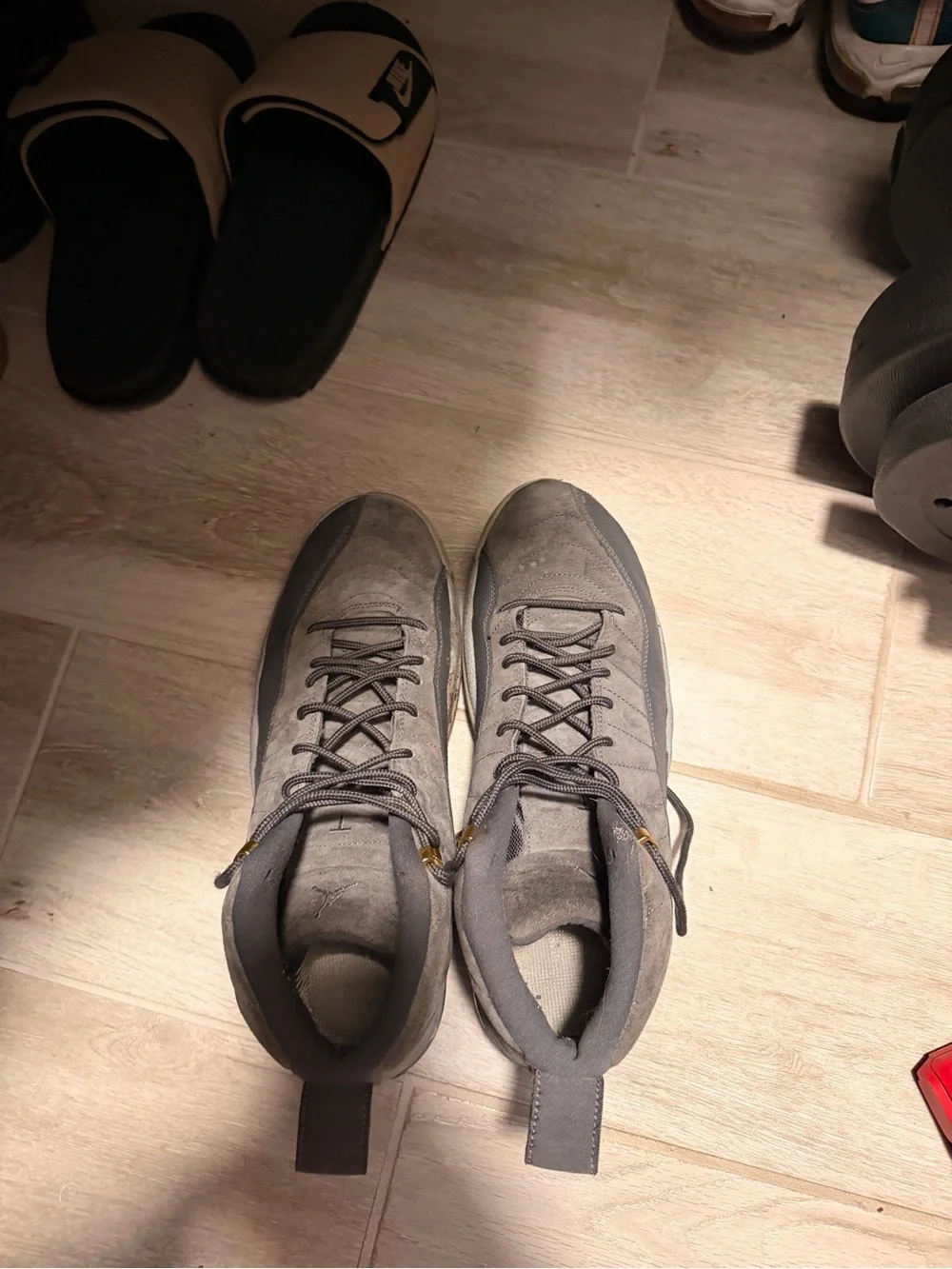 Jordan Men's Grayish Blue Size 12 High-Top Sneakers